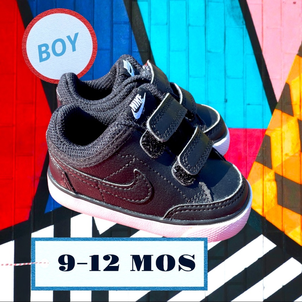 Nike Toddler Black and White Size 4C